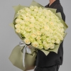 101 Trandafiri alb olandezi 70 cm 