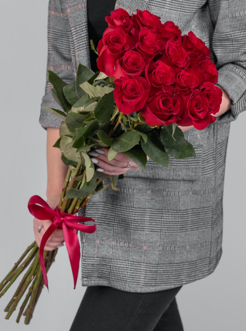 Trandafir roșu olandez 70 cm    